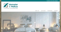 Desktop Screenshot of homeier-makus.de