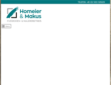 Tablet Screenshot of homeier-makus.de